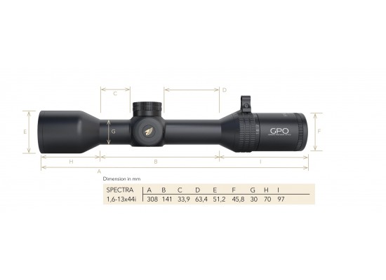 GPO SPECTRA 8x 1,6-13x44i GPO SPECTRA 8x 1,6-13x44i