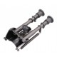 TACBAND Karbon Fiber Bipod  6-9 INCH BPB-C